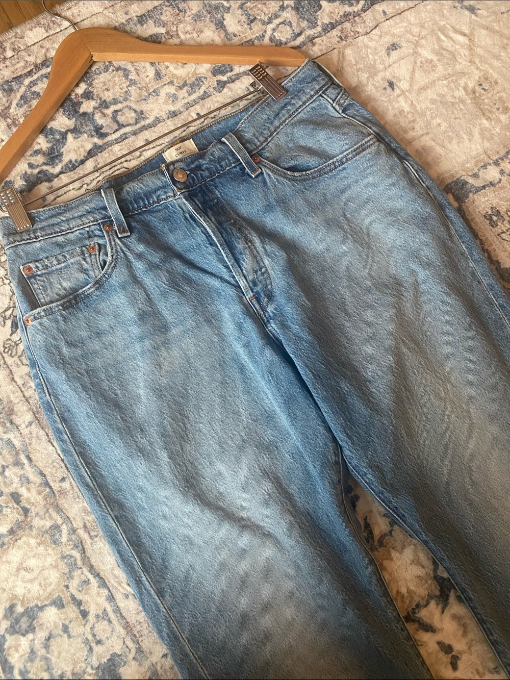 Like new! Levi’s 501 Curve High Waisted Jeans W32XL30 - Picture 2 of 11